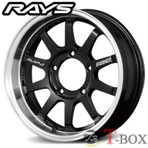 (単品1本価格) 16インチ 5.5 5/139.7 カラー：ブラック/リムDC RAYS レイズ ...