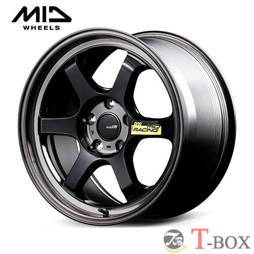 (単品1本価格) 16インチ 7.0J 4/100 マルカ MID レーシング R06 (BCP)