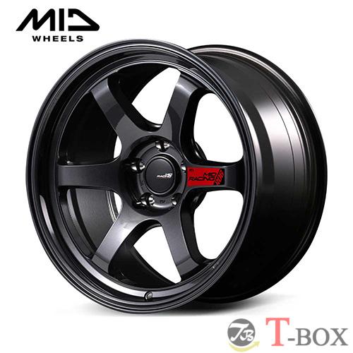 (単品1本価格) 16インチ 7.0J 4/100 マルカ MID レーシング R06 (CBK)