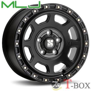 MLJ 17インチ 5穴 114.3 8J XTREME-J XJ07 サテンブラックorマット