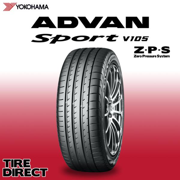 [4本以上で送料無料]新品 ヨコハマ ADOVAN sport V105 ZPS 245/40RF1...