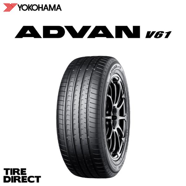 [4本以上で送料無料]新品 ヨコハマ ADVAN V61H 225/55R18 98H 夏タイヤ サ...