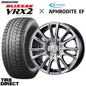 2023年製 日本製 VRX2 155/65R14 75Q ＆ ホイールセット APHRODITE EF 14インチ×4.5J アルミ 4本セット ブリヂストン ブリザック スタッドレス 冬タイヤ｜tire-direct