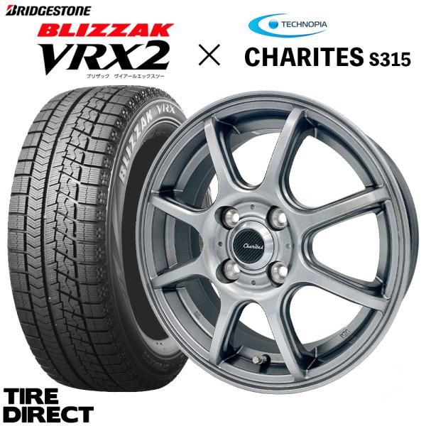 2023年製 日本製 VRX2 155/65R14 75Q ＆ ホイールセット CHARITES S...