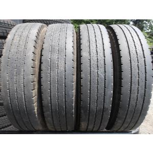 H348 中古タイヤ 送料着払い 205/80R17.5 夏4本セット サマータイヤ LT 120/118L 205/80-17.5 205-80-17.5 BRIDGESTONE DURAVIS R205 チューブレス｜tire-dream