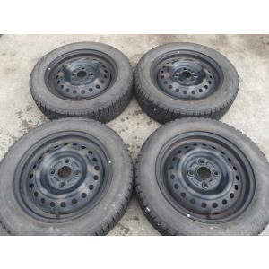 L943-ソ1 中古タイヤ ホイール 送料着払い 155/65R14 冬4本セット スタッドレス 7...