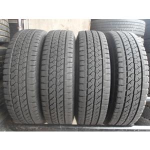 M6-10 中古タイヤ 送料無料 185R14 冬4本セット スタッドレス LT 6PR 185-14 ブリヂストン ブリザック VL1｜tire-dream