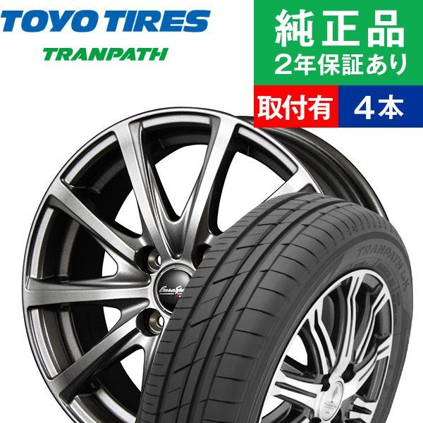 155/65R14トーヨータイヤ トランパス LuK  サマータイヤホイール4本セット MARUKA...