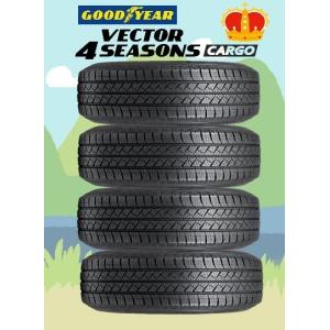 2023年製　グッドイヤー オールシーズン  タイヤ VECTER 4 SEASONS CARGO 145/80R12 80/78N  (145R12 6PR相当)   ４本セット ベクターフォーシーズンズ カーゴ｜タイヤプリンス