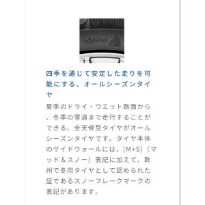 グッドイヤー オールシーズン タイヤ VECT...の詳細画像2