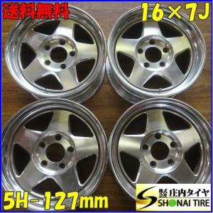 ■4本SET!■NO,A6913■会社宛 送料無料■16 ×7J■エプシロンジャパン MOZZER アルミ■5穴 PCD 127mm +30 ハブ径80mm クライスラー ジープ｜tire-shonai