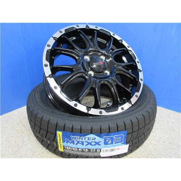 ヴェネス VENES SUV M7 ダンロップ ウインターマックス03 21年 165/60R15イ...