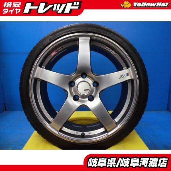 中古 4本 BMW 3シリーズ等に SSR GTV01 19インチ 8.5J+35 5H PCD12...