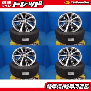 中古ホイール+新品タイヤ4本)クリムソン クラブリネア 19x8J+45 5H114 