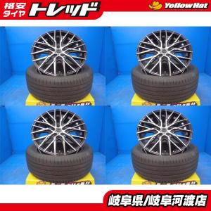 中古ホイール+新品タイヤ4本)クリムソン クラブリネア 19x8J+45 5H114 