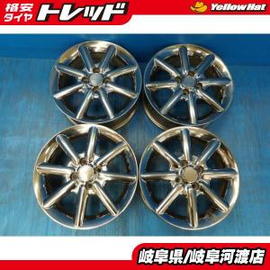 送料無料 中古品 MAZDA マツダ MAZDA2 純正アルミホイール 4本 15-5.5J