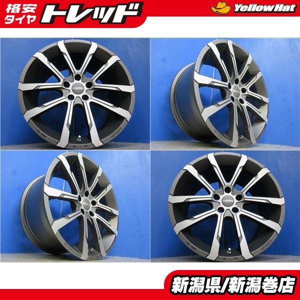 送料無料 4本 MOMO 19inch ホイール セット 8.5J 9.5J +50 5H 114....