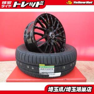 VENES FS01(GBK)16x6.5J+47 5H-114.3＆DL ENASAVE RV505 205/60R16 新品4本セット 70〜80系 ノア ヴォクシー RG〜RK型 ステップワゴン 鴻巣