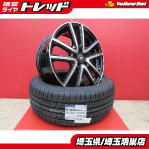 Weds STRANGER 17x7J+48 5H-100 中古4本＆GY EG01 215/45R17 新品4本セット 30〜50系 プリウス カローラツーリング インプレッサ 等に 鴻巣｜tire-shop-tread