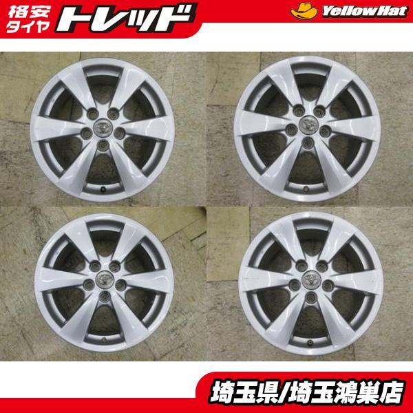 トヨタ 50系 エスティマ純正 17x7J+50 5H-114.3 中古4本セット ヤリスクロス カ...