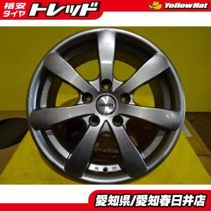 商談中】6.5J-15インチ 4H100 +38 クロススピード 中古 アルミ ホイール 4本  旧車 HOT STUFF（ホットスタッフ） 15インチ 4穴 100 4.5J クロススピード