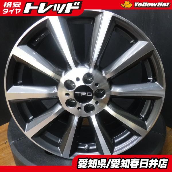 送料無料 新品 TRD TF6 18インチ 7.5J +46 5H 100  ダイヤモンドカットシル...