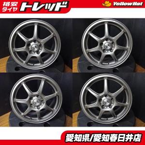 送料無料 中古 アルミ ホイール 4本 ダンロップ Mistiere ミスティール