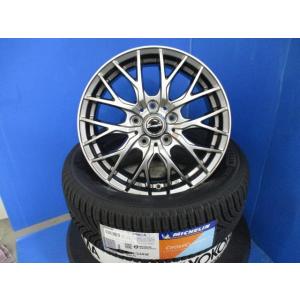 プレマシー 4本 メッシュ 16インチ5穴 5-114.3 新品 ミシュラン 205/55R16 オールシーズンタイヤアルミホイールセット 夏 兼 冬タイヤ｜tire-shop-tread