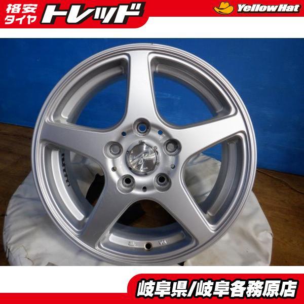 【中古ホイール4本】Weds Treffer VS 15x5.5J+41 5H114.3  セレナ ...