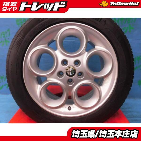 中古 アルファロメオ 156純正 16インチ ホイール 6.5j 5H98 +35 コンチネンタル ...