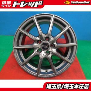 16インチ 中古 ホイール ブリヂストン バルミナ T10 6.5J 5H 114.3 +