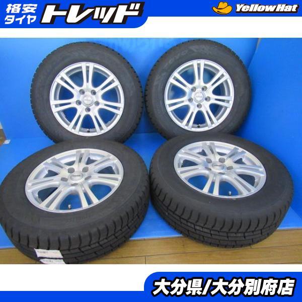 送料無料 ダンロップアルミ 16インチ 6.5J +35 5H114.3 トーヨー 冬タイヤ ウィン...