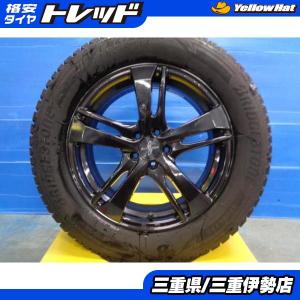 送料無料 225/60R17 ブリザック DM-V3 SUVENCER AW5S 17インチ 7.0J +45 5H100 中古 スタッドレス ホイール XV フォレスター 伊勢