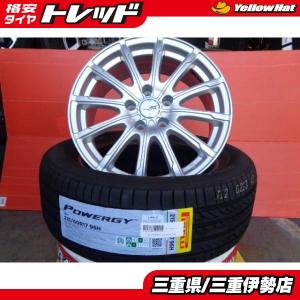 送料無料 215/60R17 ピレリ  POWERGY  ENCOUGER 17インチ 7.0J +38 5H 114.3 新品 サマ−タイヤ  中古 ホイール  カロ−ラクロス UX 伊 202｜tire-shop-tread