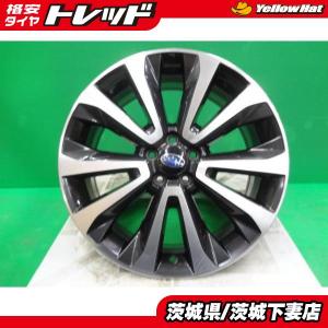 フォレスター SJ5 SJG 中古 純正ホイール 18インチ 7.0J 5H PCD100 ブラック...