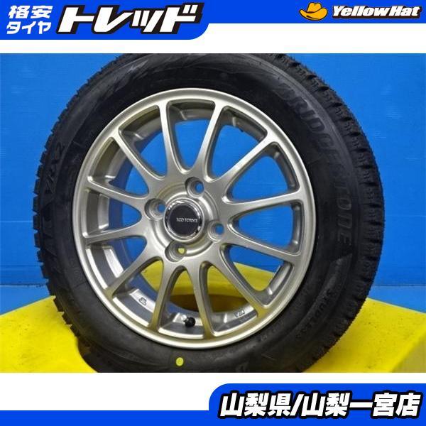 ☆軽自動車 155/65R14☆スタッドレスホイール【中古】エコフォルム 14X4.5+45 4H1...