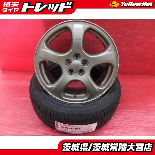 エクシーガ 215/50R17 23年製 海外製 アロースピード GB系レガシィ純正 17インチ 7...