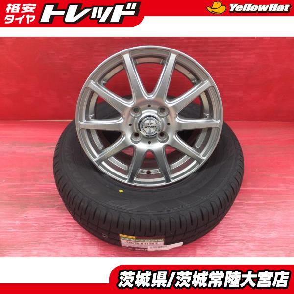 ダンロップ エナセーブ EC204 185/70R14 エアノヴァ 14インチ 5.5J+50 4H...