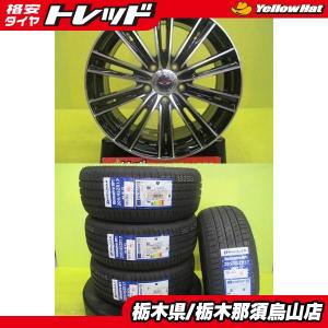 205/45R17 5穴 フリード 新品+中古インチアップセット 新品輸入夏タイヤ 2024年製 ブラックアルミ 7.0J 17インチ 5/114.3 +53｜tire-shop-tread