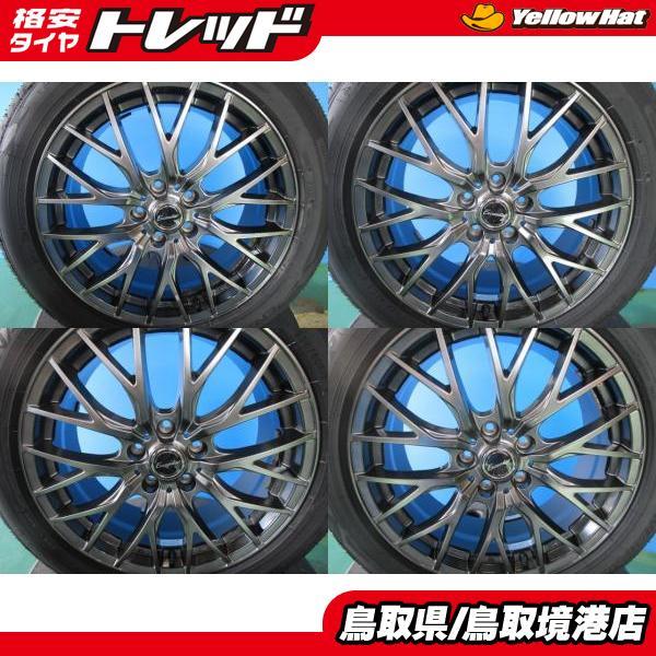 20 30 アルファード ヴェルファイア 中古アルミ 18インチ 7.5J 5H114.3 新品夏タ...