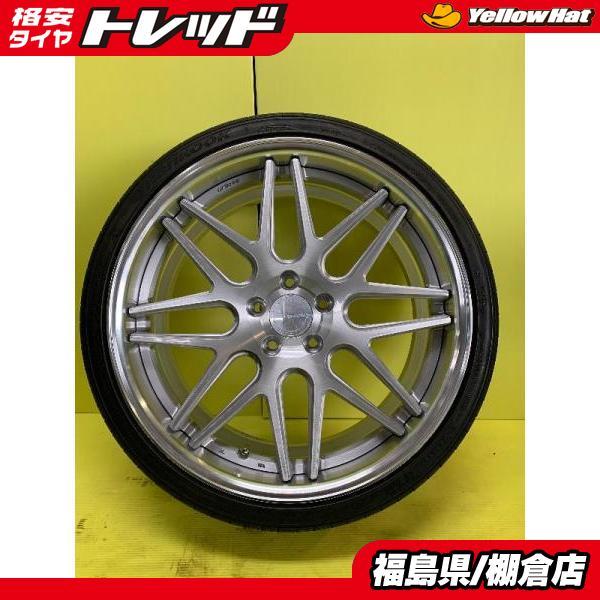 【新品ホイールＸ中古タイヤ】ワーク グノーシス CV202 8.5J-20 +38 9.5J +42...