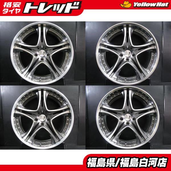 中古 20インチ レオンハルト フリーデン 9.0J-20 5H 114.3 +36 +31 4本セ...