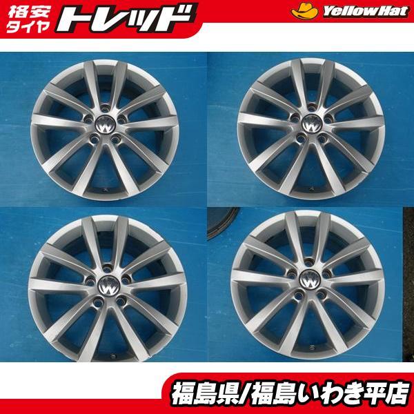 ★福島いわき★ 中古ホイール４本セット フォルクスワーゲン純正パサート用 17X7.5J 47 5H...