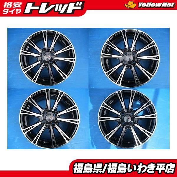 ★いわき★中古ホイール ロードスター 16x6.5J+43 4/100 状態良。送料無料！