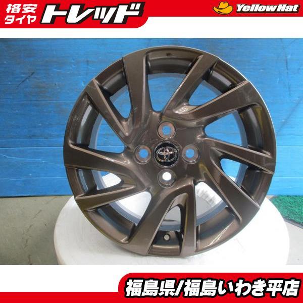 ★いわき★ 美品！おすすめのホイール TOYOTA トヨタ アクア純正 16X6J+50 4H100