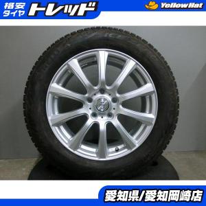 C-HR ZR-V 215/60R17 中古 スタッドレス ホイール 4本セット ピレリ アイスゼロアシンメトリコ 17インチ JOKER 5/114.3 タイヤ 岡崎 冬