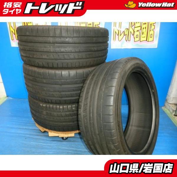 送料無料 中古 ヨコハマ アドバン スポーツ V107 225/40R18 92Y 4本 IS コン...