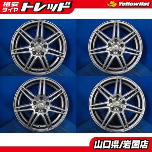 送料無料 中古アルミホイール 4本セット ウエッズ JOKER ジョーカー 17 