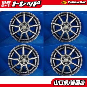 送料無料 中古アルミホイール 4本セット ウエッズ JOKER ジョーカー 17 