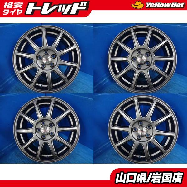送料無料 中古アルミホイール 4本 LOXARNY SPORT ロクサーニスポーツ 16-6.5J ...